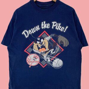 1993 NEW York YANKEES X Looney TUNES Taz Shirt, New York Yankees Shirt